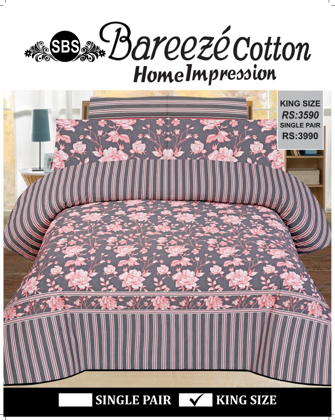 Bareeze Bedsheet