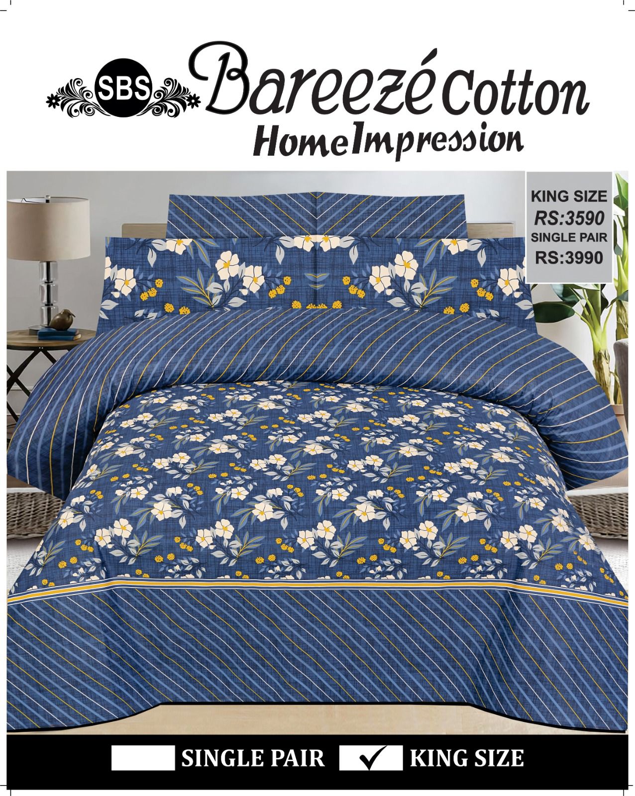Bareeze Bedsheet