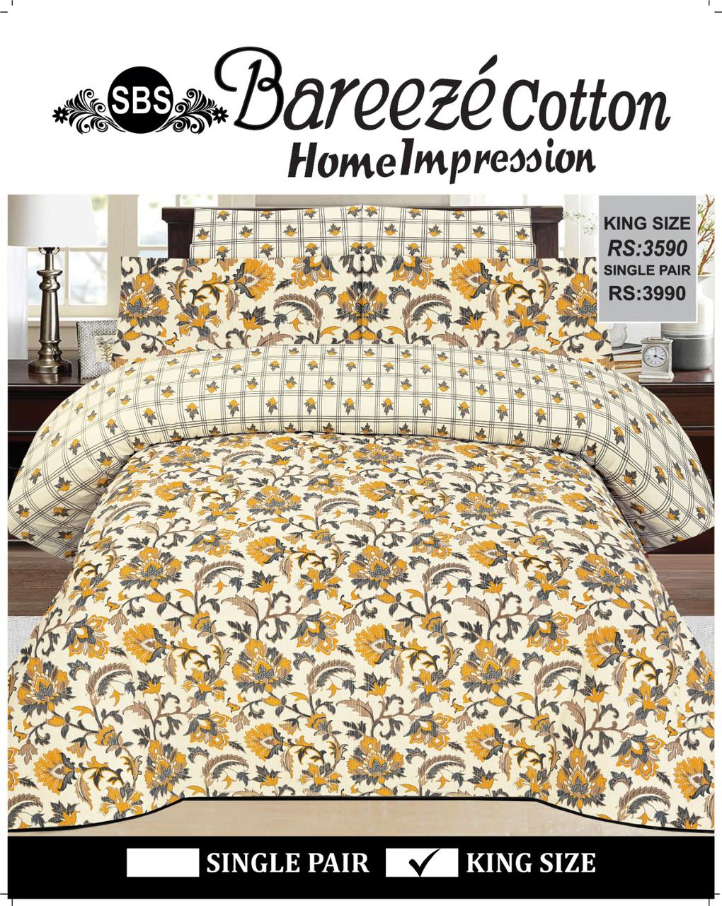 Bareeze Bedsheet