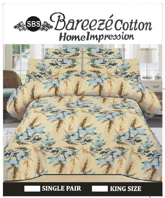 Bareeze Cotton Bedsheet
