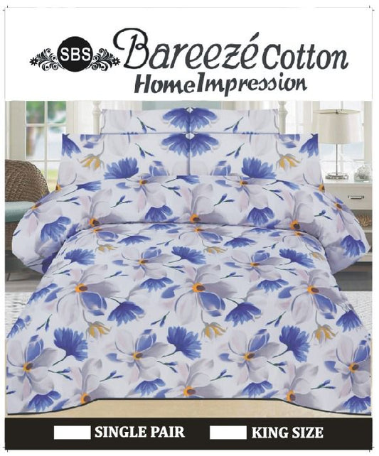 Bareeze Cotton Bedsheet