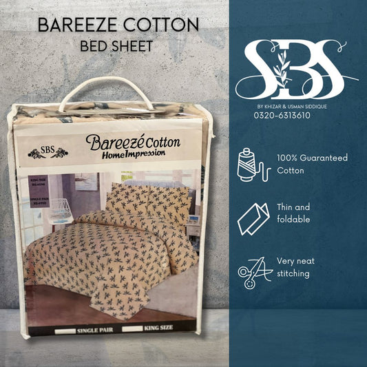 Bareezer Cotton Bedsheet
