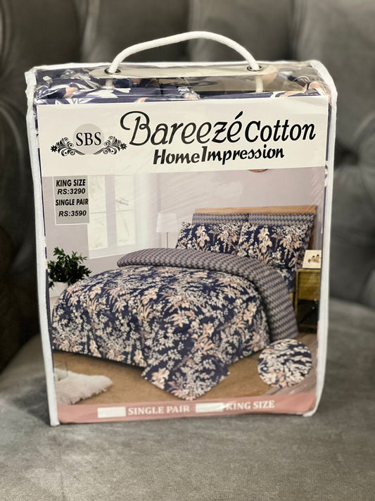 Bareeze Cotton Bedsheet