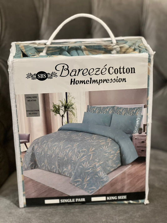 Bareeze Cotton Bedsheet